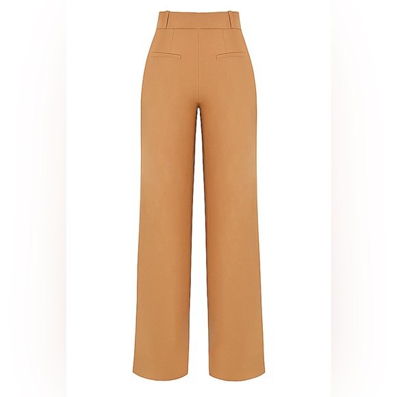 House of CB Cameron Caramel Relaxed Tailored Trousers 🤍 - Picture 9 of 10